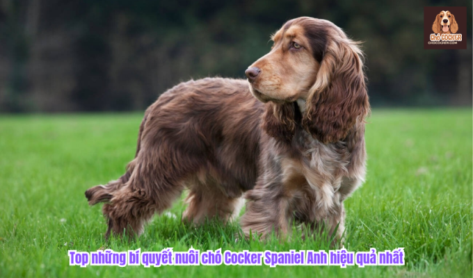 Top những bí quyết nuôi chó Cocker Spaniel Anh hiệu quả nhất